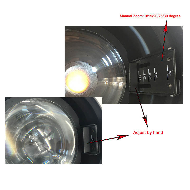 COB 100w led zoom par lumière IP20